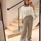 Snowy white blouse