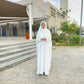 white abaya