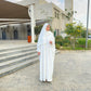 white abaya